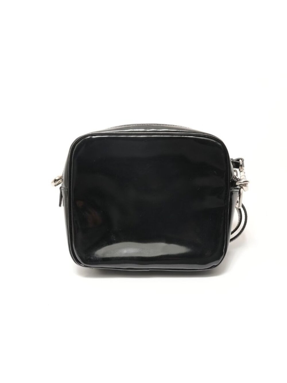 Prada Shoulder Bag Flower Motif Patent Leather - Picture 2 of 10